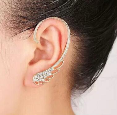 Feather Earings Oorbellen New Punk Clip Earrings